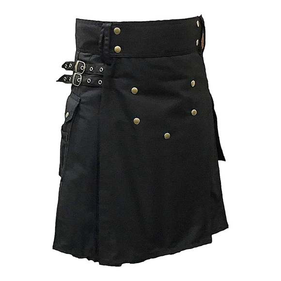 McWilliams Other - McWilliams Kilts for Men Deluxe Black Sport Utility Kilt Size 40 BNIP